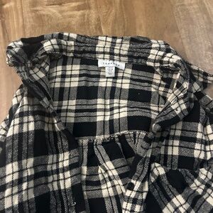 toyshop black and white flannel